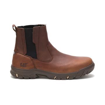 Caterpillar Abbey Steel Toe Women's Work Boots Coffee | CAT478-AU