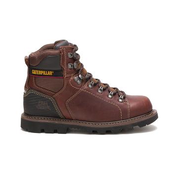 Caterpillar Alaska 2.0 Men's Work Boots Brown | CAT227-AU