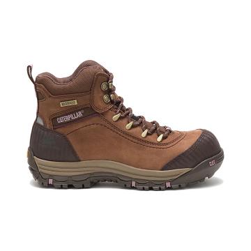 Caterpillar Ally Waterproof Composite Toe Women's Safety Boots Brown | CAT408-AU