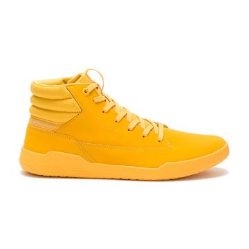 Caterpillar CODE Hex Hi Men's Sneakers Yellow | CAT297-AU