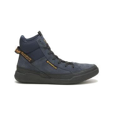 Caterpillar CODE Hex Hi Utility Men's Sneakers Blue | CAT327-AU