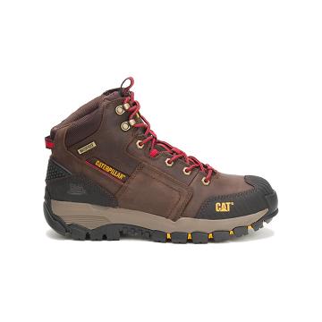 Caterpillar Navigator Waterproof Men's Sneaker Boots Brown | CAT117-AU