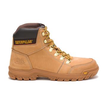 Caterpillar Outline Men's Safety Boots Brown | CAT010-AU