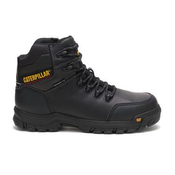 Caterpillar Resorption Waterproof Composite Toe Men's Waterproof Boots Black | CAT141-AU