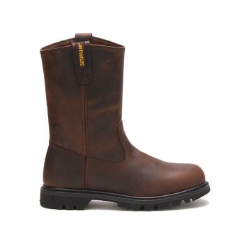 Caterpillar Revolver Men's Work Boots Brown | CAT097-AU