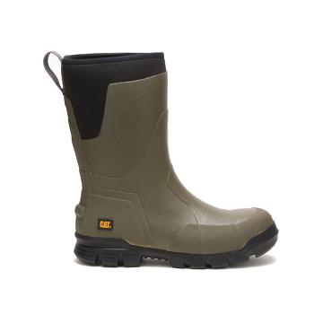Caterpillar Stormers 11" Steel Toe Men's Work Boots Olive | CAT107-AU