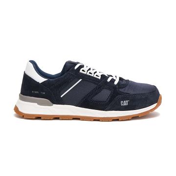 Caterpillar Woodward Steel Toe Men's Walking Shoes Blue | CAT367-AU